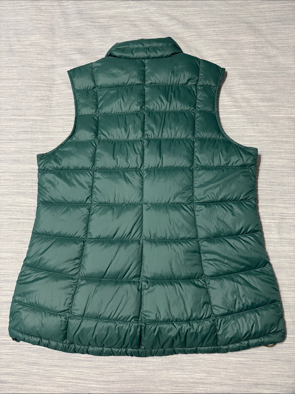 REI Co-op 650 Down Vest Womens Large Teal Green Mustard Yellow Puffer Full Zip - Picture 14 of 14